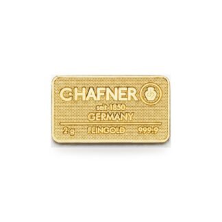 C. Hafner Feingoldbarren 2 g – Feingold 999,9